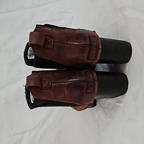 SOREL Addington Slip-on Waterproof Leather Elastic Gores Chelsea Boot Size 7 - Picture 6 of 16